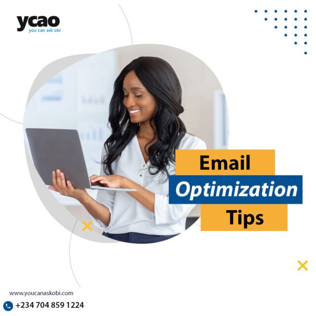 Email Optimization Tips: Organized email inbox with categorized folders and filters for productivity