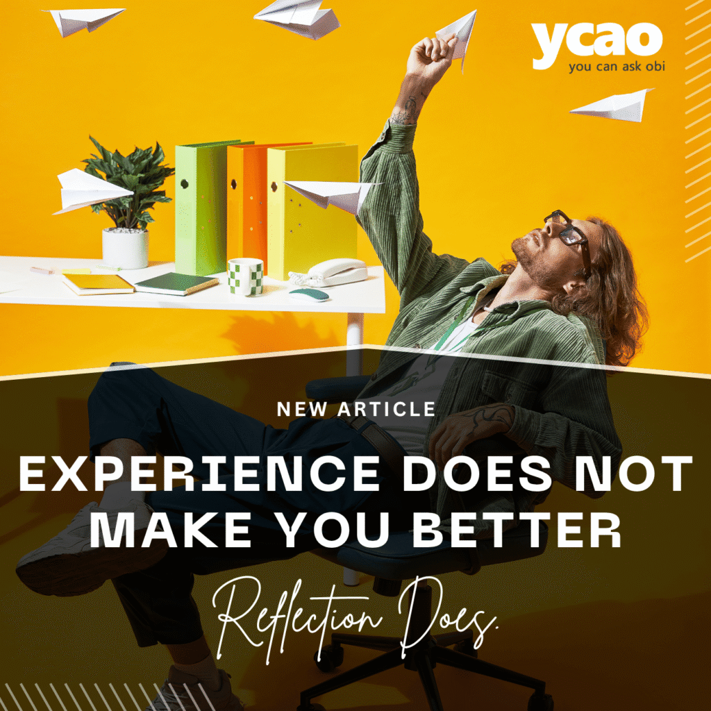 how to learn from experience and turn it into wisdom